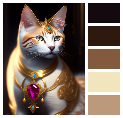 Cat Ai Generated King Image